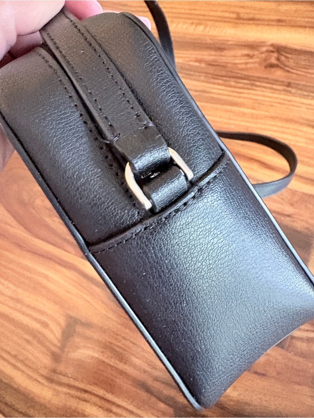 Kate Spade Harper Black Leather Crossbody Bag Camera Purse - Picture 7 of 16